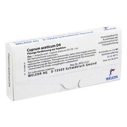 Abbildung: Cuprum aceticum D 4 Ampullen Ampullen, 8X1 ml PZN 01621336