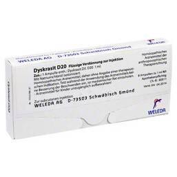Abbildung: Dyskrasit D 20 Ampullen 8X1 ml, Ampullen PZN 01621684
