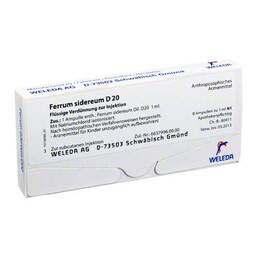 Abbildung: Ferrum sidereum D 20 Ampullen Ampullen, 8X1 ml PZN 01622287