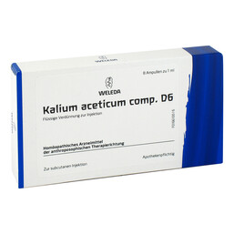 Abbildung: Kalium aceticum comp. D 6 Ampullen 8X1 ml, Ampullen PZN 01623364