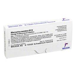 Abbildung: Mercurius auratus D 15 Ampullen 8X1 ml, Ampullen PZN 01624263