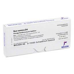 Abbildung: Nux vomica D 4 Ampullen 8X1 ml, Ampullen PZN 01624688