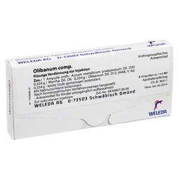 Abbildung: Olibanum comp. Ampullen Ampullen, 8X1 ml PZN 01624725