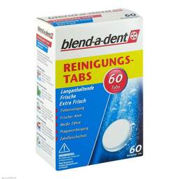 Abbildung: Blend A Dent Reinigungs Tabs langanhalt.Frische Tabletten, 60 St PZN 01624820