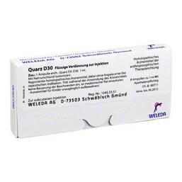 Abbildung: Quarz D 30 Ampullen 8X1 ml, Ampullen PZN 01625676