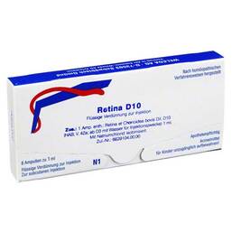 Abbildung: Retina et chorioidea D 10 Ampullen Ampullen, 8X1 ml PZN 01625848