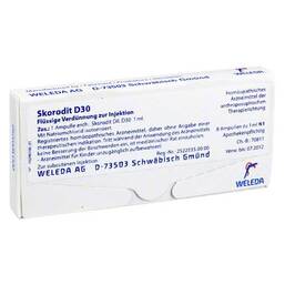 Abbildung: Skorodit D 30 Ampullen 8X1 ml, Ampullen PZN 01626233
