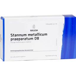 Abbildung: Stannum metallicum Präparat D 8 Ampullen 8X1 ml, Ampullen PZN 01626457