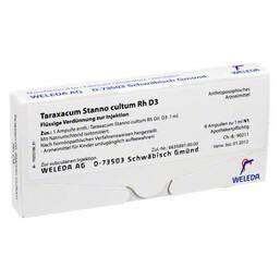 Abbildung: Taraxacum Stanno Cultum RH D 3 Ampullen Ampullen, 8X1 ml PZN 01626635