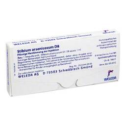 Abbildung: Stibium arsenicosum D 8 Ampullen 8X1 ml, Ampullen PZN 01626701