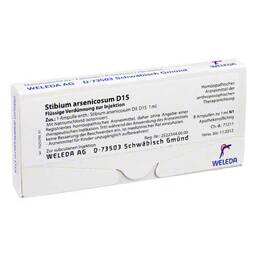 Abbildung: Stibium arsenicosum D 15 Ampullen 8X1 ml, Ampullen PZN 01626718
