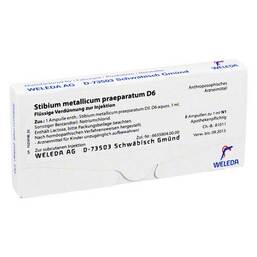 Abbildung: Stibium metallicum praeparatum D 6 Ampullen 8X1 ml, Ampullen PZN 01626724