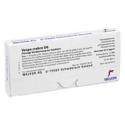 Abbildung: Vespa Crabro D 6 Ampullen Ampullen, 8X1 ml PZN 01627238