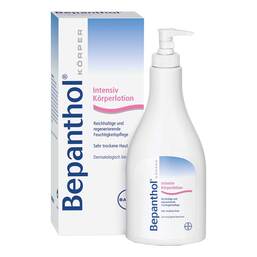 Abbildung: Bepanthol Intensiv Körperlotion Spenderflasche Lotion, 400 ml PZN 01627592
