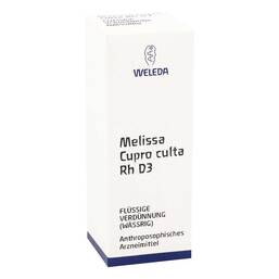 Abbildung: Melissa Cupro Culta RH D 3 Dilution Dilution, 20 ml PZN 01630105