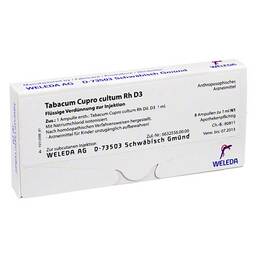Abbildung: Tabacum Cupro cultum Rh D 3 Ampullen 8X1 ml, Ampullen PZN 01630855