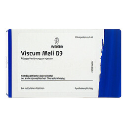 Abbildung: Viscum Mali D 3 Ampullen Ampullen, 8X1 ml PZN 01631139