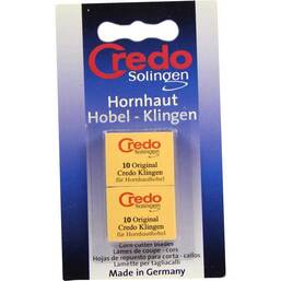 Abbildung: Credo Klingen Original für Hornhauthobel 2X10 St PZN 01632989