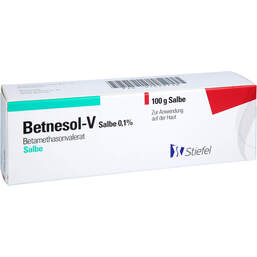 Abbildung: Betnesol V Salbe 0,1% 100 g, Salbe PZN 01639738