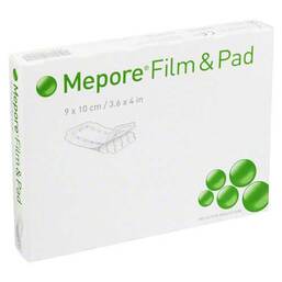 Abbildung: Mepore Film Pad 9x10cm 5 St PZN 01650504