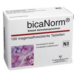 Abbildung: Bicanorm magensaftresistente Tabletten Tabletten magensaftresistent, 100 St PZN 01654873