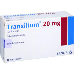 Abbildung: Tranxilium 20 mg Hartkapseln 50 St, Hartkapseln PZN 01659959