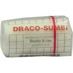 Abbildung: Dracosumbi Fixierbinde 6 cm x 4 m weiß 1 St, Binden PZN 01661548
