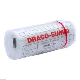 Abbildung: Dracosumbi Fixierbinde 8 cm x 4 m weiß 1 St, Binden PZN 01661554