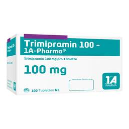 Abbildung: Trimipramin 100 1A Pharma Tabletten 100 St, Tabletten PZN 01664239