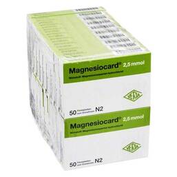 Abbildung: Magnesiocard 2,5 mmol Filmtabletten Filmtabletten, 20X50 St PZN 01667835