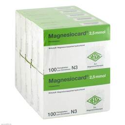 Abbildung: Magnesiocard 2,5 mmol Filmtabletten Filmtabletten, 10X100 St PZN 01667841