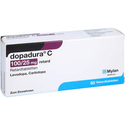 Abbildung: Dopadura C 100 / 25 mg retard 60 St, Retard-Tabletten PZN 01671624