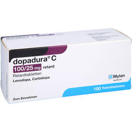Abbildung: Dopadura C 100 / 25 mg retard 100 St, Retard-Tabletten PZN 01672121