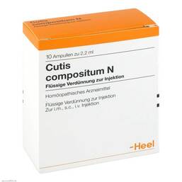 Abbildung: Cutis Compositum N Ampullen Ampullen, 10 St PZN 01675355