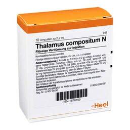 Abbildung: Thalamus Compositum N Ampullen Ampullen, 10 St PZN 01676165
