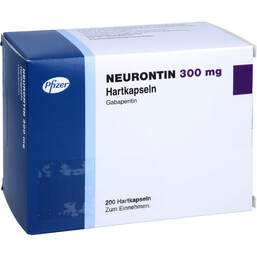 Abbildung: Neurontin 300 mg Hartkapseln 200 St, Hartkapseln PZN 01677213