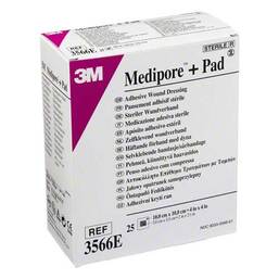 Abbildung: Medipore Plus Pad 3566E ster Verband, 25 St PZN 01681203