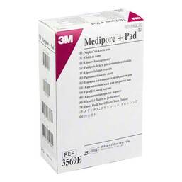 Abbildung: Medipore Plus Pad 3569E ster Verband, 25 St PZN 01681232