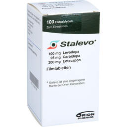 Abbildung: Stalevo 100 mg / 25 mg / 200 mg Filmtabletten 100 St, Filmtabletten PZN 01682728