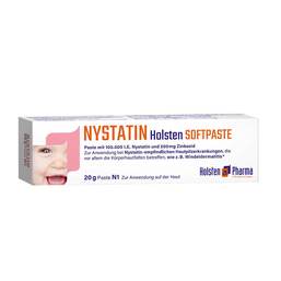 Abbildung: Nystatin Holsten Softpaste 20 g, Paste PZN 01684696