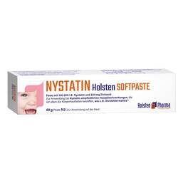 Abbildung: Nystatin Holsten Softpaste Paste, 50 g PZN 01694909