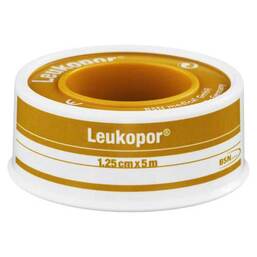 Abbildung: Leukopor 5 m x 1,25 cm 2471 Pflaster, 1 St PZN 01698793