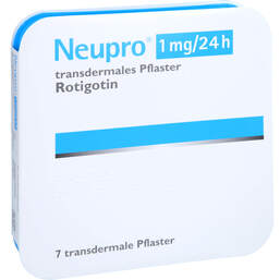 Abbildung: Neupro 1 mg / 24 h transdermale Pflaster 7 St, Pflaster transdermal PZN 01699717