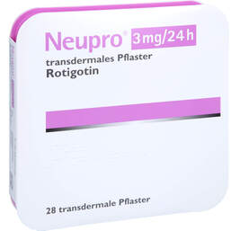 Abbildung: Neupro 3 mg / 24 h transdermale Pflaster 28 St, Pflaster transdermal PZN 01699775