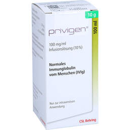 Abbildung: Privigen 10% Lösung 10 g Infusionslösung 100 ml, Infusionslösung PZN 01711559