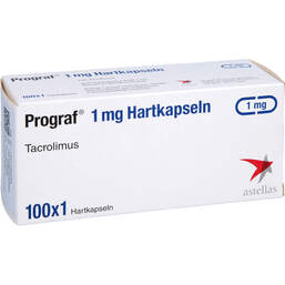 Abbildung: Prograf 1 mg Hartkapseln 100 St, Hartkapseln PZN 01712010