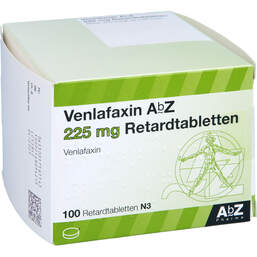 Abbildung: Venlafaxin AbZ 225 mg Retardtabletten 100 St, Retard-Tabletten PZN 01716114