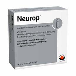 Abbildung: Neurop Injektionslösung Ampullen Ampullen, 10X1 ml PZN 01716137
