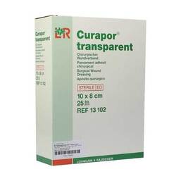 Abbildung: Curapor Wundverband 8x10 cm steril transparent 25 St, Verband PZN 01730551