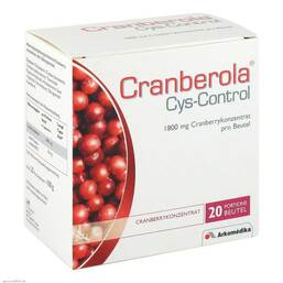 Abbildung: Cranberola Cys Control Pulver Pulver, 20X5 g PZN 01743387